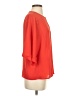 Catherine Malandrino 100% Polyester Orange 3/4 Sleeve Blouse Size S - photo 4