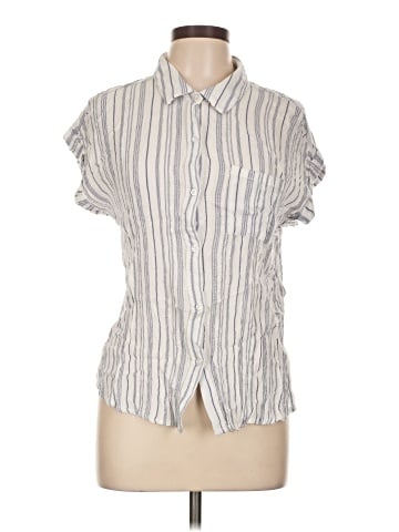 En Creme Short Sleeve Blouse (view 1)