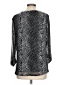 Roz & Ali Silver 3/4 Sleeve Blouse Size L - photo 2