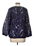 Cleobella Blue 3/4 Sleeve Blouse Size L - photo 2