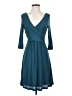 Amadi 100% Polyester Teal Cocktail Dress Size S - photo 1