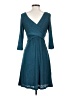 Amadi 100% Polyester Teal Cocktail Dress Size S - photo 2