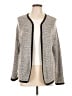 NY Collection Tweed Silver Cardigan Size L - photo 1
