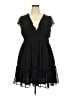 Torrid 100% Polyester Black Cocktail Dress Size 2X Plus (2) - photo 1