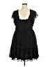 Torrid 100% Polyester Black Cocktail Dress Size 2X Plus (2) - photo 2