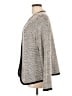NY Collection Tweed Silver Cardigan Size L - photo 5