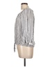AGB 100% Rayon Gray 3/4 Sleeve Blouse Size L - photo 5