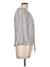 AGB 100% Rayon Gray 3/4 Sleeve Blouse Size L - photo 4