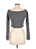 DAZY 100% Polyester Gray Cardigan Size L - photo 2