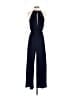 Topshop 100% Polyester Solid Blue Jumpsuit Size 4 - photo 2