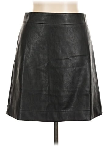 J.Crew Factory Store Faux Leather Skirt (view 1)