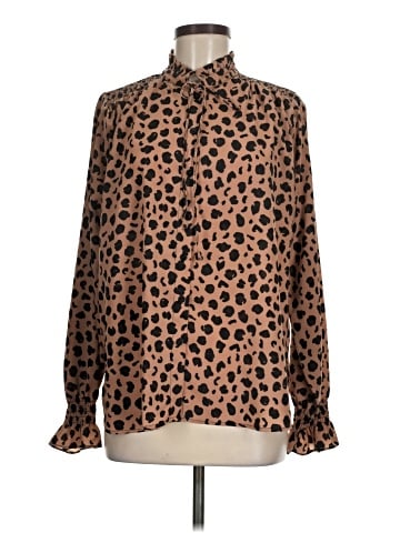 Never Fully Dressed Long Sleeve Blouse (view 1)