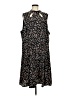 ModCloth 100% Polyester Print Black Casual Dress Size 28 waist - photo 1
