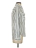 Express Stripes Silver Long Sleeve Blouse Size XXS - photo 4