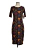 Lularoe Graphic Brown Casual Dress Size S - photo 1