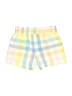 First Impressions 100% Cotton Plaid Yellow Shorts Size 6-9 mo - photo 2