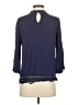 Forgotten Grace Blue 3/4 Sleeve Blouse Size S - photo 2