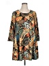 Assorted Brands Paisley Orange Casual Dress Size XL - photo 1