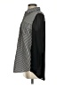 Chico's 100% Polyester Stripes Black Long Sleeve Blouse Size Sm (0) - photo 5