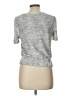 A. Byer Gray Short Sleeve Top Size L - photo 2