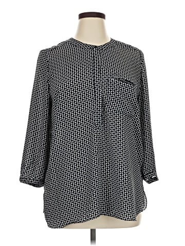 Premise Studio 3/4 Sleeve Blouse (view 1)