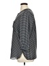 Premise Studio Houndstooth Black Gray 3/4 Sleeve Blouse Size XL - photo 5