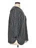 Premise Studio Houndstooth Black Gray 3/4 Sleeve Blouse Size XL - photo 4