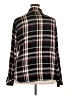 Sanctuary Plaid Black Long Sleeve Button-Down Shirt Size 2X - photo 2