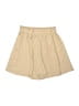 Shein 100% Polyester Tan Khaki Shorts Size 2 - photo 1