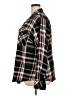 Sanctuary Plaid Black Long Sleeve Button-Down Shirt Size 2X - photo 5