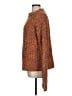 One World Tweed Brown Pullover Sweater Size L - photo 5