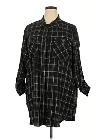 Sanctuary 3/4 Sleeve Button-Down Shirt (view 1)