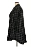 Sanctuary 100% Rayon Plaid Black 3/4 Sleeve Button-Down Shirt Size 2X - photo 5