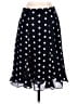 Chadwicks 100% Polyester Polka Dots Black Casual Skirt Size 6 (petite) - photo 2