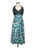 Athleta Paisley Teal Cocktail Dress Size 6 (tall) - photo 1