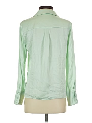 Alice + Olivia Long Sleeve Silk Top (view 2)