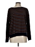 Nordstrom Rack Stripes Black Pullover Sweater Size L - photo 1