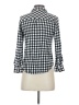 Matilda Jane Checkered-gingham Black Long Sleeve Blouse Size S - photo 2