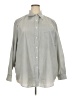 Assorted Brands Solid Gray 3/4 Sleeve Blouse Size 3X - photo 1