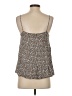 Paper Crane 100% Rayon Brown Tank Top Size S - photo 2