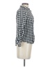 Matilda Jane Checkered-gingham Black Long Sleeve Blouse Size S - photo 4