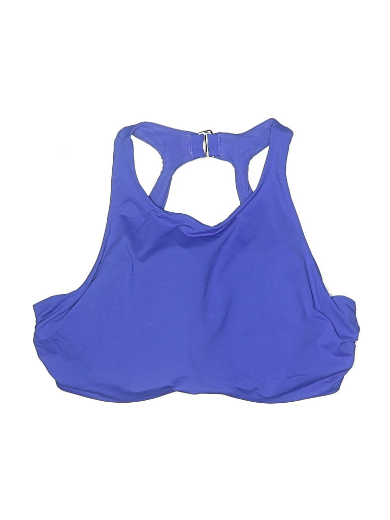 Pre-owned Athleta Swimsuit Top Blue Swimwear