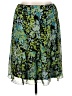 Notations 100% Polyester Print Green Casual Skirt Size XL (petite) - photo 1