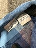 Northcrest 100% Cotton Argyle Blue Long Sleeve Button-Down Shirt Size S - photo 7