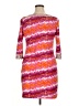 VERTIGO Print Orange Cocktail Dress Size XL - photo 2