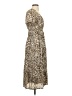 Universal Thread 100% Rayon Animal Print Brown Casual Dress Size S - photo 4