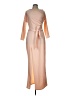 Boohoo Pink Tan Casual Dress Size 12 - photo 1
