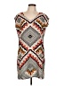 Bebop Graphic Orange Casual Dress Size L - photo 1