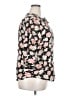 Torrid 100% Rayon Floral Black 3/4 Sleeve Blouse Size 2X Plus (2) - photo 4