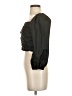 J.Crew 100% Polyester Black 3/4 Sleeve Top Size 4 - photo 5